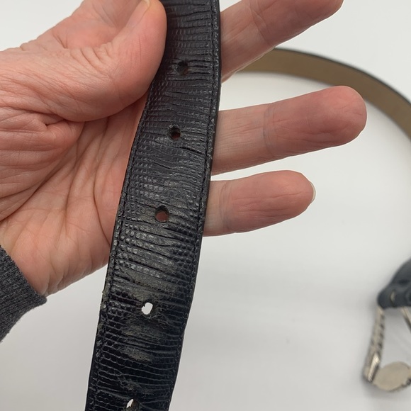 Vintage Brighton Museum Collection Belt Roman Coins Black Leather Sz Large FLAWS - Picture 13 of 16